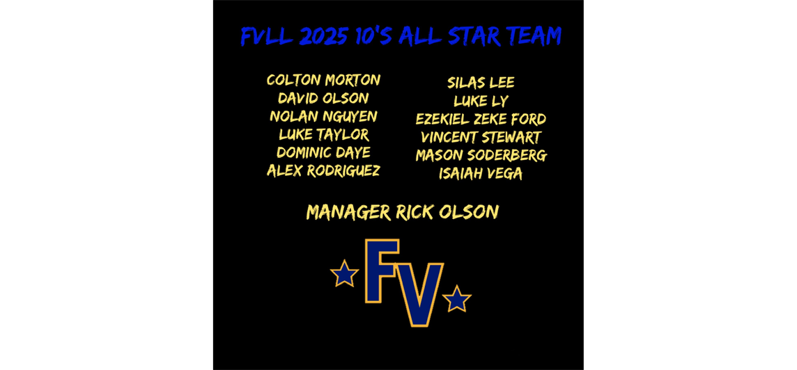 2025 10's All Star Roster